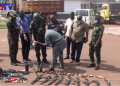 Nigerian Army handover suspected criminals, arms to police in Enugu