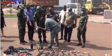 Nigerian Army handover suspected criminals, arms to police in Enugu