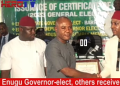 Enugu Governor-Elect, others Receive Certificate of Return