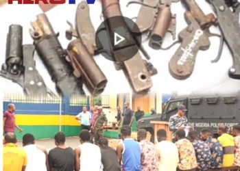 Breaking: Police Parade Suspected Kidnappers, Others Terrorising Parts of Enugu