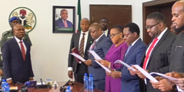 Breaking: Enugu Governor, Mbah swears-in new Special Advisers