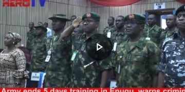 Army Ends 5 Days Training in Enugu, Sets to Combat Criminality In South East