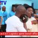 Comedy: Watch How Nwanyi Abakaliki comedy held the crowd at E&C Logistics branch opening at Trade Fair Market, Lagos