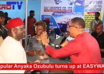 Watch: Anyaka Ozubulu performance shakes fans during the opening of EASYWAY plaza Trade Fair, Lagos