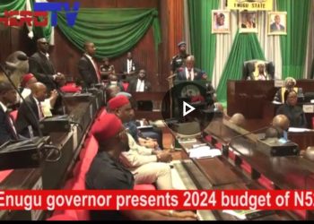 Breaking: Enugu State Governor, Mbah presents 2024 Budget of 521 Billion Naira to the State Assembly