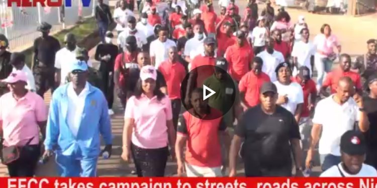 ENUGU: EFCC, CSOs Takes Road Walk Campaign Against Corruption, Celebrates 20 Years of UNCAC