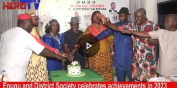 DINNER: Enugu  and District Society Celebrates Year of Achievements in Tax Payment Campaign