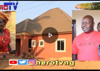 VIDEO: Johnmary Anagolu Handover Key Of A 4 Bedroom Flat To A Widow In Ezeagu