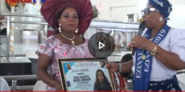 VIDEO: Enugu Journalist, Ndidi Conferred With EZINWANNEM Title By Women Association