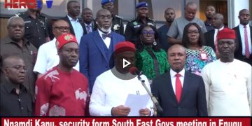 South East Governors Receive Obasanjo, Discuss Nnamdi Kanu, Regional Security, Others