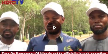 Why Our Campaign Will Target Governors – Eyes On Democracy Of Nigeria Speaks