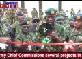 VIDEO: Jubilation in Enugu Barracks, Army Chief Commissions Several Projects, Promises For More