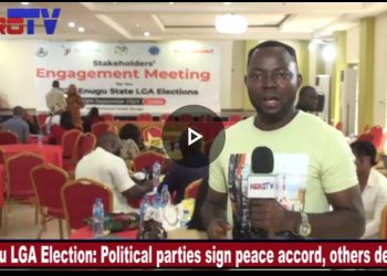VIDEO: 2 DAYS TO LGA ELECTION, SOME PARTIES SIGN PEACE ACCORD WHILE OTHERS DECLINE