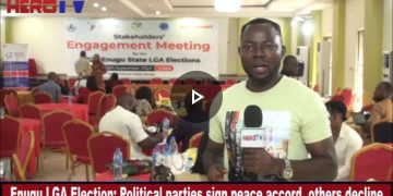 VIDEO: 2 DAYS TO LGA ELECTION, SOME PARTIES SIGN PEACE ACCORD WHILE OTHERS DECLINE