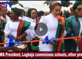 VIDEO: PRESIDENT ARMY WIVES, LAGBAJA COMMISSIONS MULTIPLE PROJECTS, DISTRIBUTE PALLIATIVE