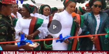 VIDEO: PRESIDENT ARMY WIVES, LAGBAJA COMMISSIONS MULTIPLE PROJECTS, DISTRIBUTE PALLIATIVE