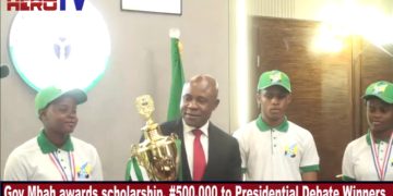 Enugu Gov Awards Scholarship, #500,000 To Students For Winning Presidential Debate