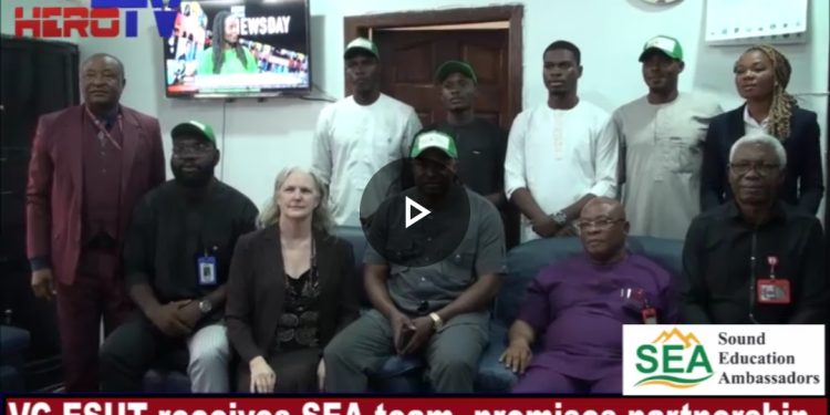 VIDEO: Sound Education Ambassadors To Partner ESUT, Awards Vice Chancellor