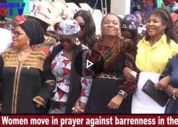 VIDEO: Enugu Women Dedicate Gov Mbah, Elected Officials To God, Declares ‘No Barreness’ In The State