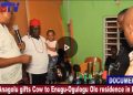 VIDEO: Jubilation In Lagos As Chief Anagolu Donates Cow To His Kinsmen’s 2024 End Of The Year Party