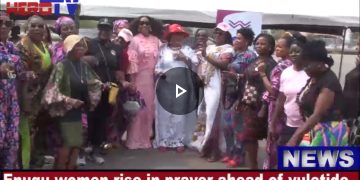 VIDEO: Enugu Women Dedicate State, Christmas To God, Pray For Peace