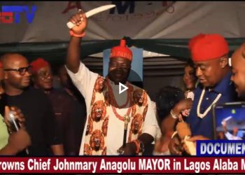 VIDEO: EPU Crown Chief Johnmary Anagolu MAYOR of Alaba Int’l Market Lagos
