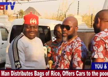 VIDEO: Enugu Businessman, Anieke Spends  Over N100 million On Charity, Gifts Buses To The Poor