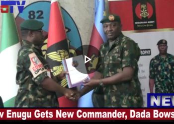 VIDEO: Maj Gen Olatoye Takes Over 82 Div Combat Ready, Promises Greater Success