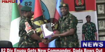 VIDEO: Maj Gen Olatoye Takes Over 82 Div Combat Ready, Promises Greater Success