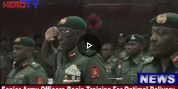 VIDEO: Senior Army Officers In A Week Division Training At 82 Div Enugu