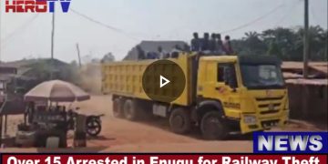 VIDEO: Isi Uzo Vigilante Arrest Railway Vandals, Move Them To Police Command