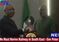 VIDEO: Enugu Govt. Plans State Railways as MD Nigerian Railway Corporation Visits South East