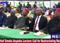 VIDEO: 14th Chief Emeka Anyaoku Lecture Series Declares Gov Mbah Champion of Good Governance