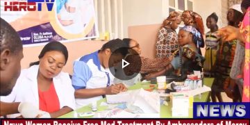 VIDEO: Jubilation As Ambassadors Of Mercy Foundation Holds Free Med Treatment For Ngwo Women