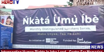 VIDEO: Centre For Memories Touch-lights Human Rights In Igbo Land, Howfar….