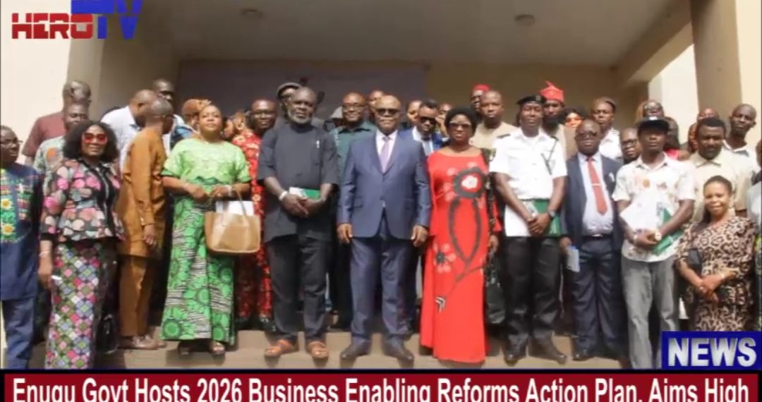 VIDEO: Enugu Towers 6th From 36 In Ease Of Doing Business Ranking, Hosts 2026 BRAP Private Sector Engagement