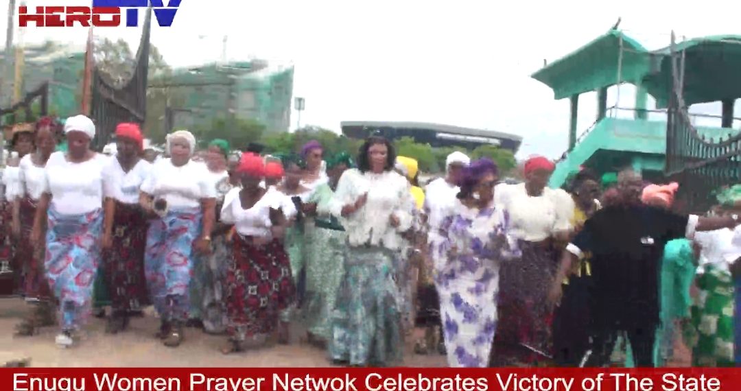 VIDEO: April – Enugu Women In Prayer Of Thanksgiving For  State Victory And Good Governance
