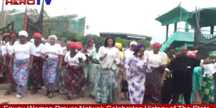 VIDEO: April – Enugu Women In Prayer Of Thanksgiving For  State Victory And Good Governance