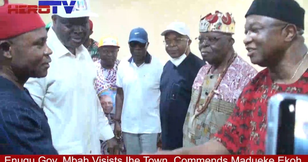 VIDEO: From Awgu Town, Gov Mbah Arrives Ihe Community, Thanks Dr. Ekoh For Gestures
