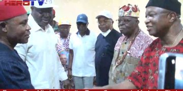 VIDEO: From Awgu Town, Gov Mbah Arrives Ihe Community, Thanks Dr. Ekoh For Gestures