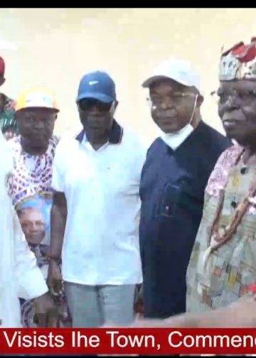 VIDEO: From Awgu Town, Gov Mbah Arrives Ihe Community, Thanks Dr. Ekoh For Gestures