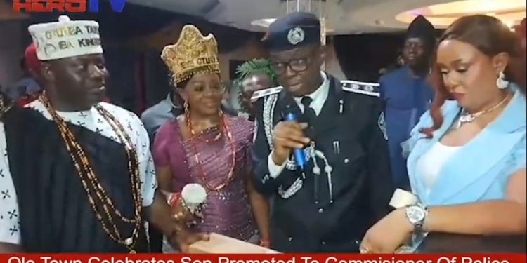 VIDEO: Olo Town Assembly Lagos Branch Hosts Son, CP Uzoefuna Promoted To Commissioner of Police
